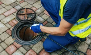 Professional drain cleaning service