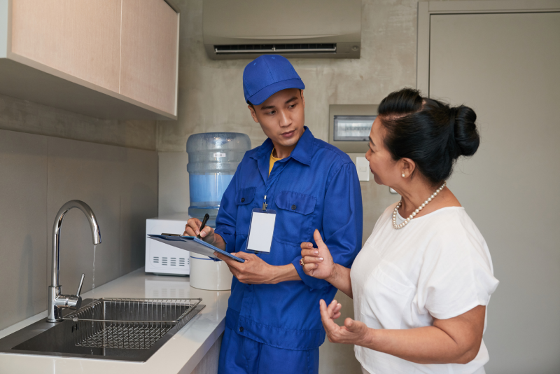 complaint homeowners have after a plumbing service