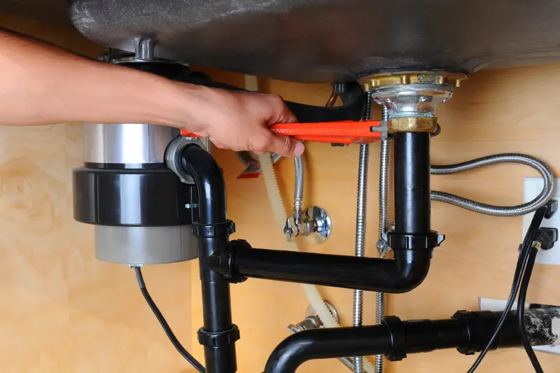 garbage disposal leaking